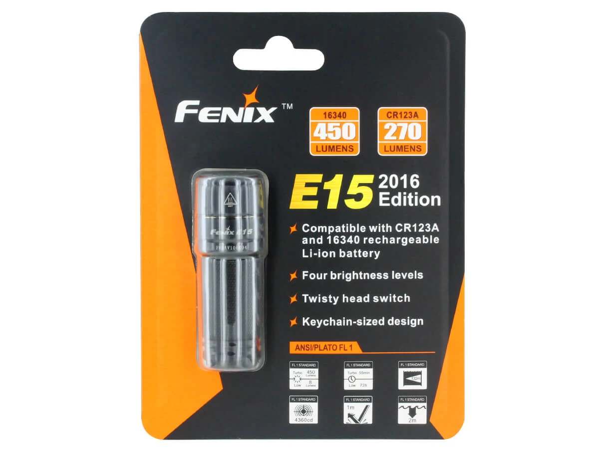 Fenix E15 LED Flashlight (2016 Edition) 5 Fenix E15 LED Flashlight (2016 Edition) - Image 3