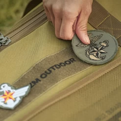 KZM Field Multi Carry Bag 70L & 80L -Online Camping Supplies velcropatch