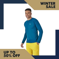 Rab Force Longsleeve Tee - Ink