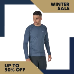 Rab Force LS Tee - Steel