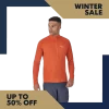 Rab Pulse Long Sleeve Zip - Firecracker -Online Camping Supplies winter sale frame 43