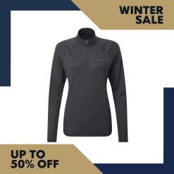 Rab Pulse LS Zip Women's Ebony