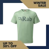 Rab Stance Logo SS Tee Men's Silverpine S -Online Camping Supplies winter sale frame 50