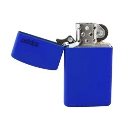 Zippo 1630ZL Slim Royal Blue Matte With Zippo Logo - Refillable Windproof Lighter -Online Camping Supplies zippo 1630 3