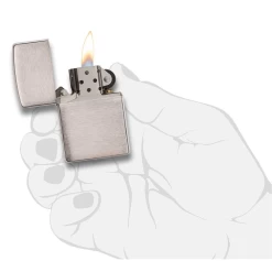Zippo 200 Classic Brushed Chrome - Refillable Windproof Lighter 9 Zippo 200 Classic Brushed Chrome - Refillable Windproof Lighter -Online Camping Supplies zippo 200 2