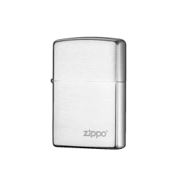 Zippo 200zl Classic Brushed Chrome With Zippo Logo - Refillable Windproof Lighter -Online Camping Supplies zippo 200zl 1