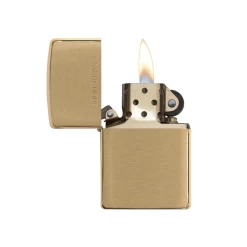 Zippo 204 Brushed Solid Brass - Refillable Windproof Lighter 9 Zippo 204 Brushed Solid Brass - Refillable Windproof Lighter -Online Camping Supplies zippo 204 2