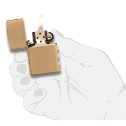 Zippo 204 Brushed Solid Brass - Refillable Windproof Lighter 11 Zippo 204 Brushed Solid Brass - Refillable Windproof Lighter -Online Camping Supplies zippo 204 5