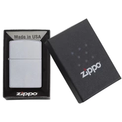 Zippo 205 Classic Satin Chrome - Refillable Windproof Lighter -Online Camping Supplies zippo 205 5