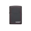 Zippo 218ZB Classic Black And Red Zippo - Refillable Windproof Lighter -Online Camping Supplies zippo 218zb