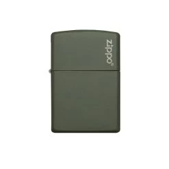 Zippo 221ZL Green Matte With Zippo Logo - Refillable Windproof Lighter