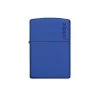 Zippo Royal 229ZL Blue Matte With Zippo Logo - Refillable Windproof Lighter -Online Camping Supplies zippo 229zl