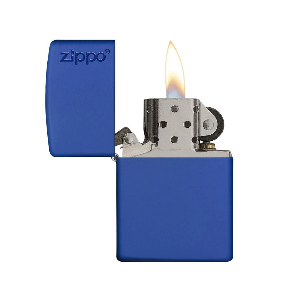 Zippo Royal 229ZL Blue Matte With Zippo Logo - Refillable Windproof Lighter 4 Zippo Royal 229ZL Blue Matte With Zippo Logo - Refillable Windproof Lighter - Image 2