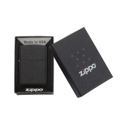Zippo 236 Classic Black Crackle™ - Refillable Windproof Lighter -Online Camping Supplies zippo 236 4