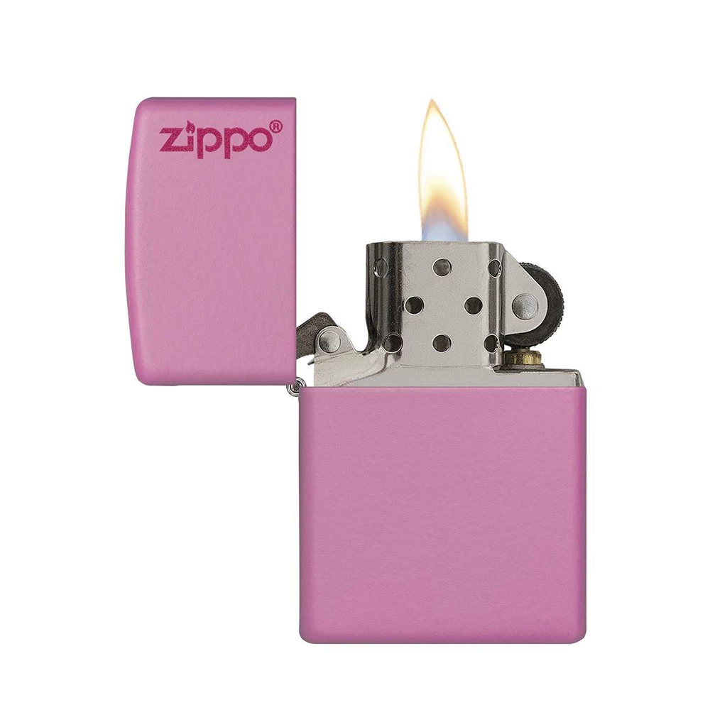 Zippo 238ZL Pink Matte With Zippo Logo - Refillable Windproof Lighter 4 Zippo 238ZL Pink Matte With Zippo Logo - Refillable Windproof Lighter - Image 2