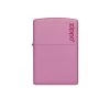 Zippo 238ZL Pink Matte With Zippo Logo - Refillable Windproof Lighter -Online Camping Supplies zippo 238zl a