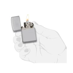 Zippo 250 Classic Lighter Windproof - Refillable Windproof Lighter -Online Camping Supplies zippo 250 6
