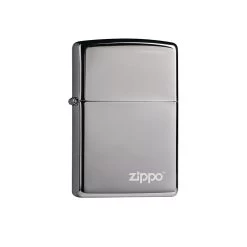 Zippo 250ZL Classic High Polish Chrome With Zippo Logo - Refillable Windproof Lighter